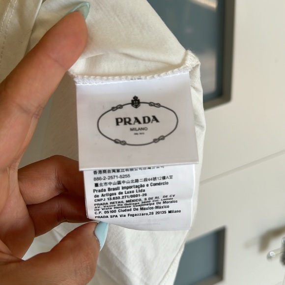 PRADA f/w 2017 women’s runway show beaded tee shirt top short sleeves bag shoes - Picture 5 of 6